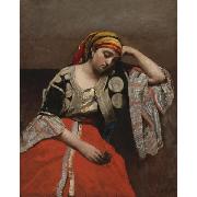 Jean-Baptiste Camille Corot Juive d'Alger oil on canvas